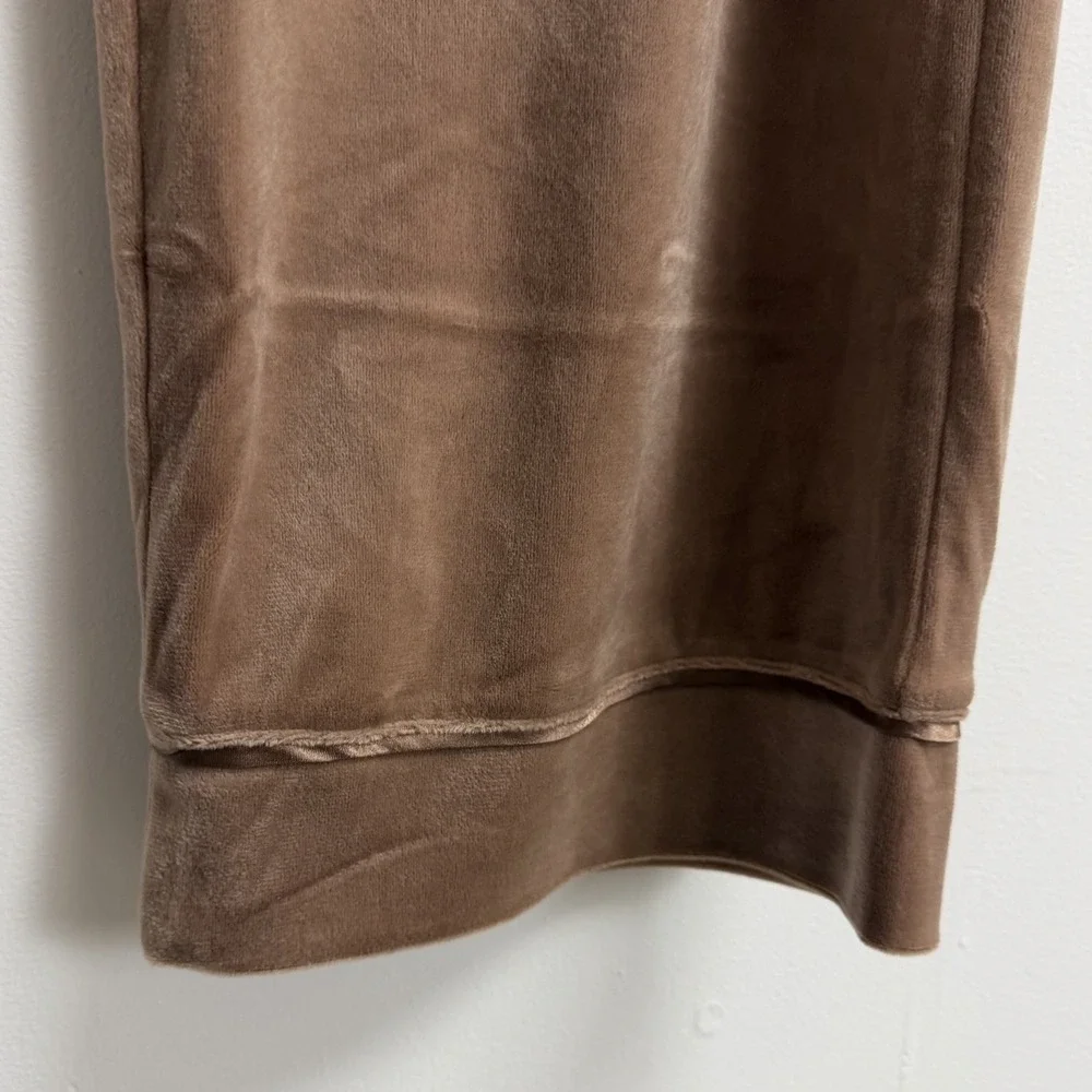 Inc International Concepts Pants Womens XL Tan Velour Lounge Pajama PJs NWT Flaw
